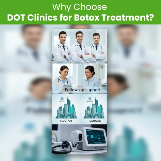 DOT Clinics medical team and advanced facilities in Multan and Lahore.