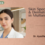 A dr Ayesha dermatologist of Dot Clinics giving similing