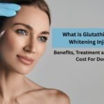 A women getting Glutathione whitening injection for lightening his skin