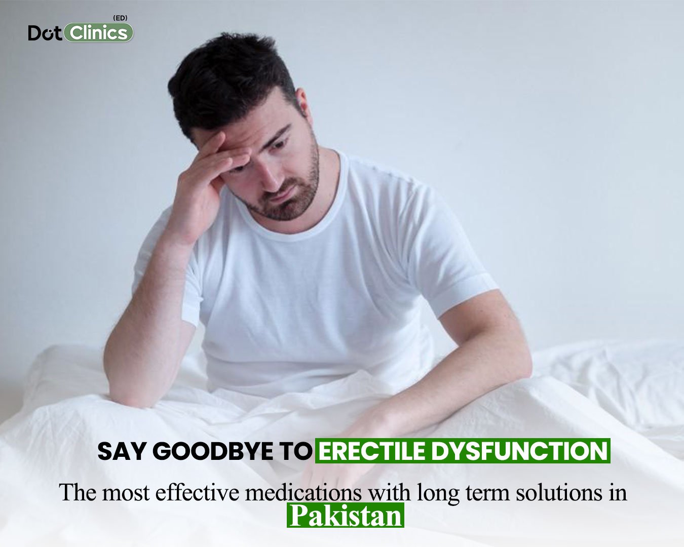 A man anxious with his weakness of erectile dysfunction.