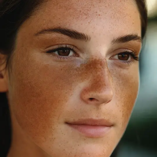 Pigmentation treatment for freckles and dark spots on face skin