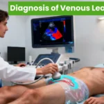 Doctor performing penile duplex ultrasound to diagnose venous leak erectile dysfunction