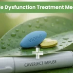 iagra, Cialis pills and Caverject Impulse pen for erectile dysfunction treatment medicine options