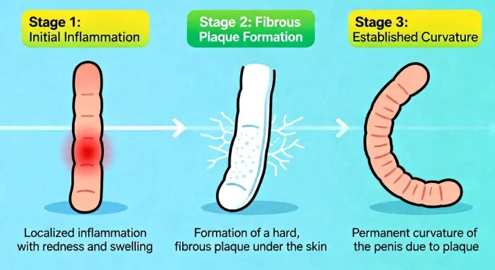 peyronies disease stages