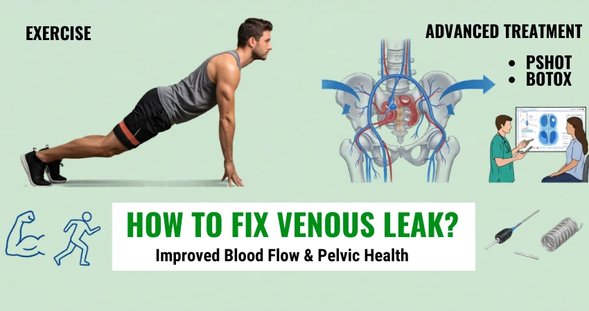 How to Fix Venous Leak with Exercise, PShot & Botox – Improve Blood Flow & Pelvic Health Naturall