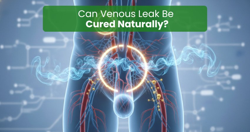Can venous leak be cured naturally – anatomical diagram showing male vascular system and veins